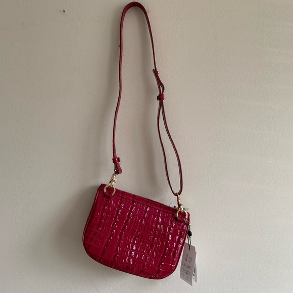 Brahmin Belt bag Fuschia La Scala Pink Croc - Picture 13 of 16